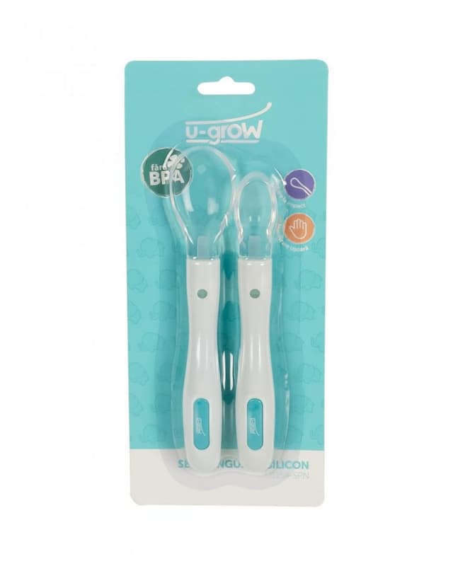 Set 2 lingurite din silicon U-Grow U1154-SPN