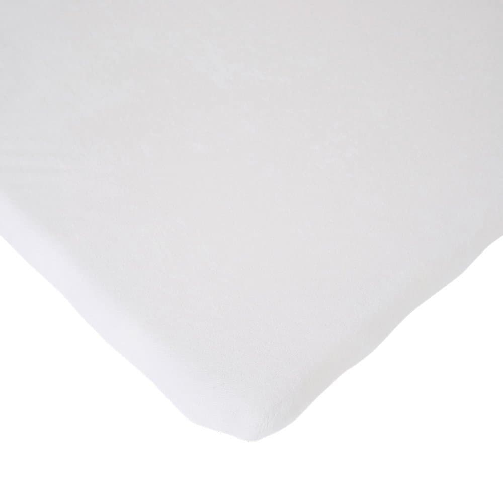 Cearsaf saltea 75x95 cm Childhome Tricot Alb