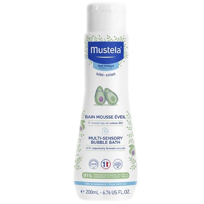Spuma de baie energizanta Mustela, 200ml