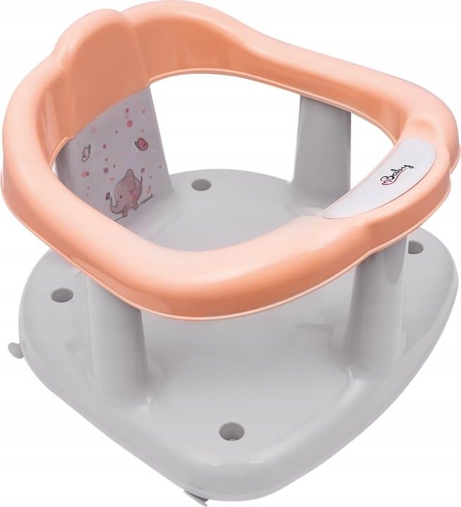 Scaun de baie pentru bebelusi Minimal Elephant Pink