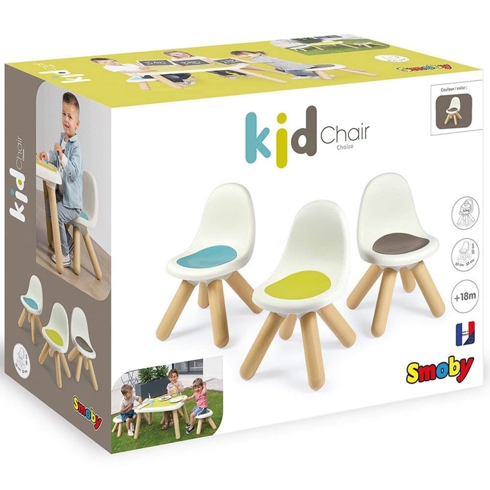 Scaunel cu spatar pentru copii Smoby gri
