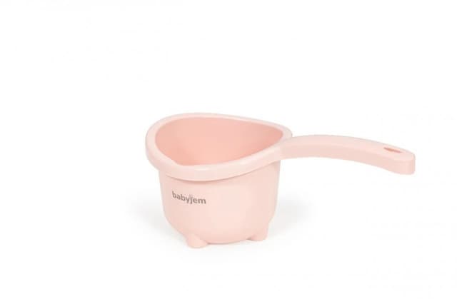 Cana pentru clatire BabyJem cu maner Roz