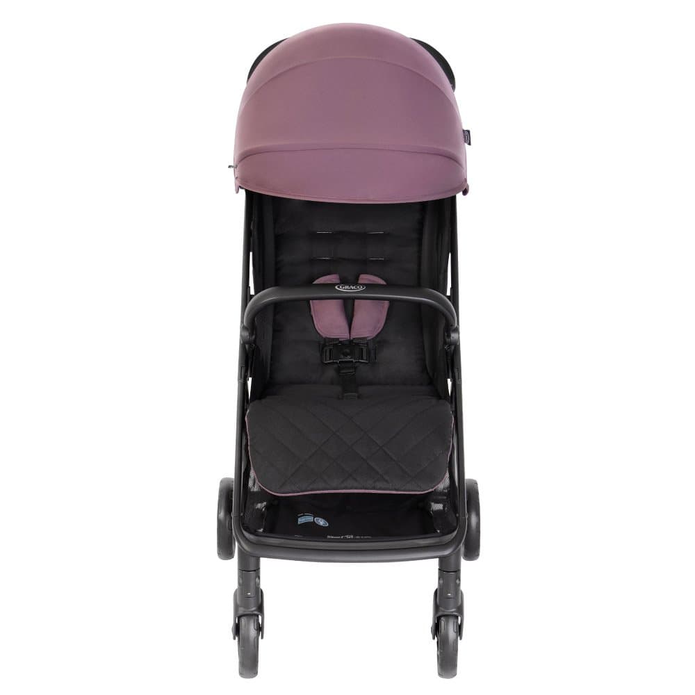 Carucior Graco Myavo Mulberry cu suspensii, spatar reglabil, pliere automata, suport picioare ajustabil