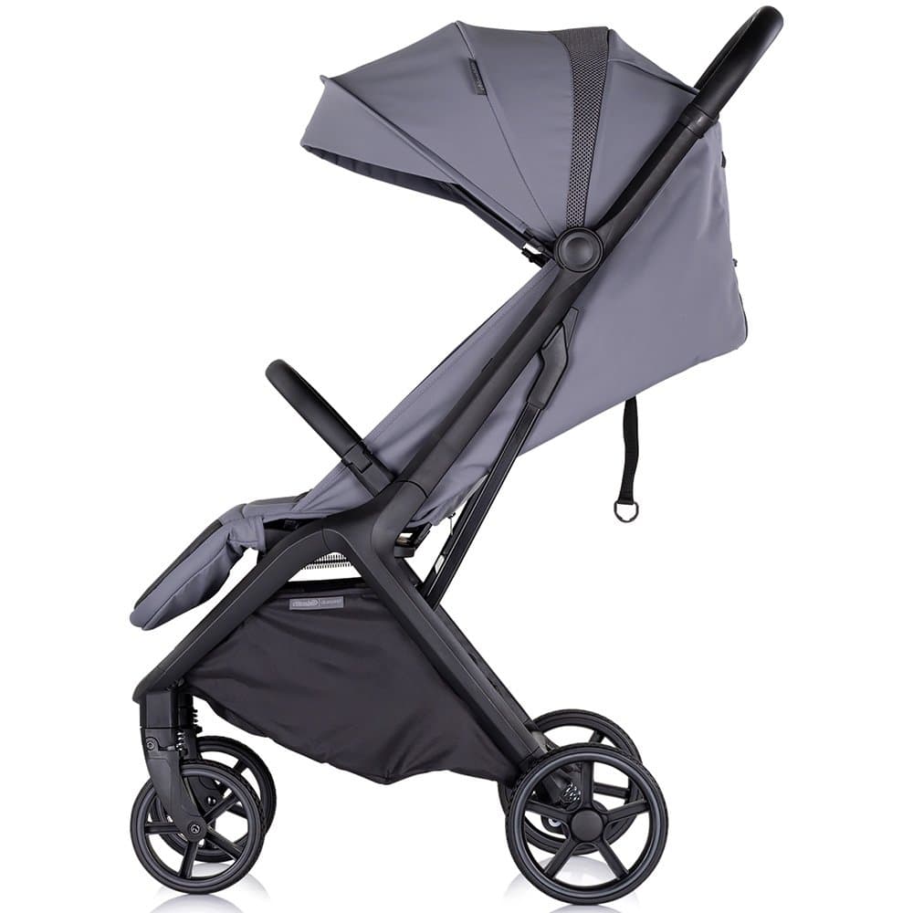 Carucior pentru copii Chipolino Diamond cloud grey, Cadru aluminiu, Spatar reglabil, suport picioare reglabil, Suspensii, greutate suportata 22 kg