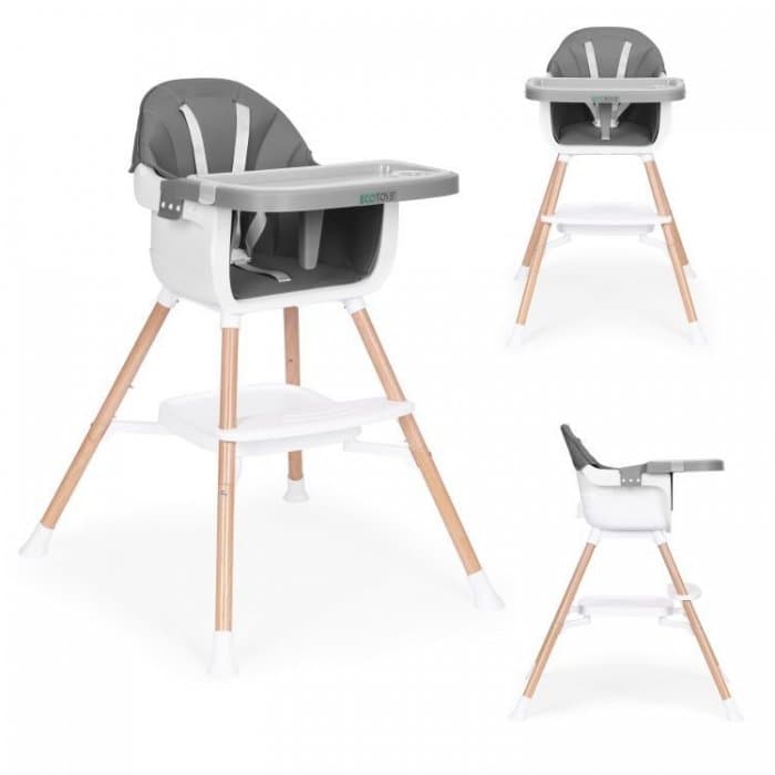 Scaun de masa 2 in 1 Ecotoys HC508 Gri