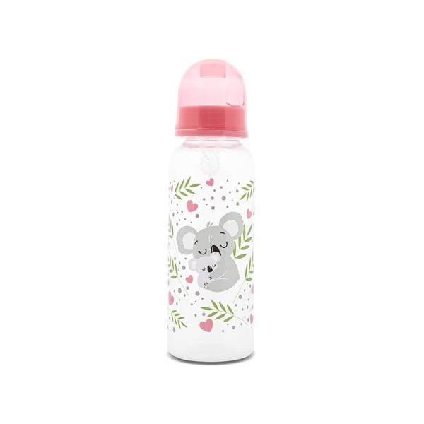 Biberon cu capac Lorelli Shell Pink 0 luni+ 250 ml
