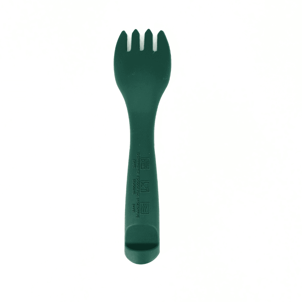 Furculita din silicon Coccorito Dark Green