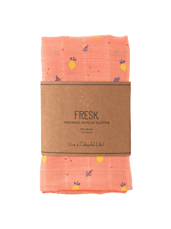 Set 2 museline 70x60 cm model Summer Fruit