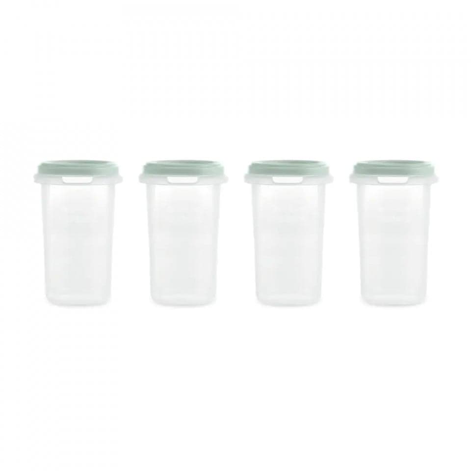 Set 4 recipiente gradate Miniland Mint 330 ml