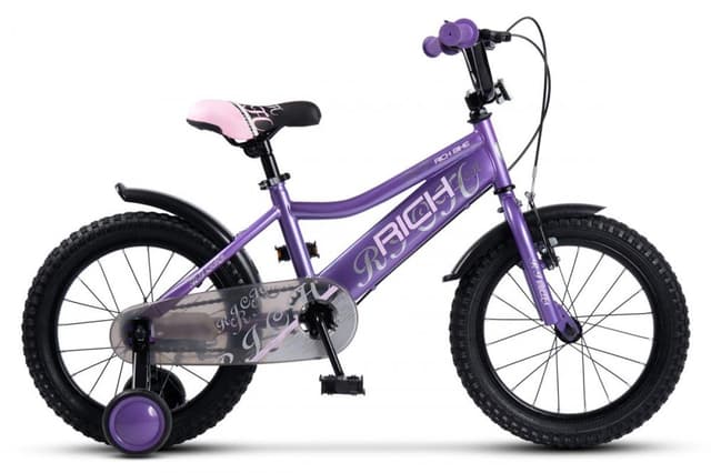 Bicicleta pentru copii Rich R1605A, roti 16 inch, 4-6 ani, MovRoz