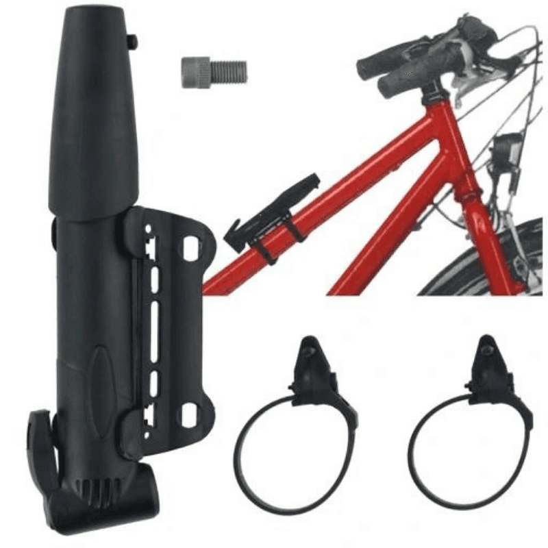 Mini pompa pentru biciclete Dunlop cu prindere pe cadru