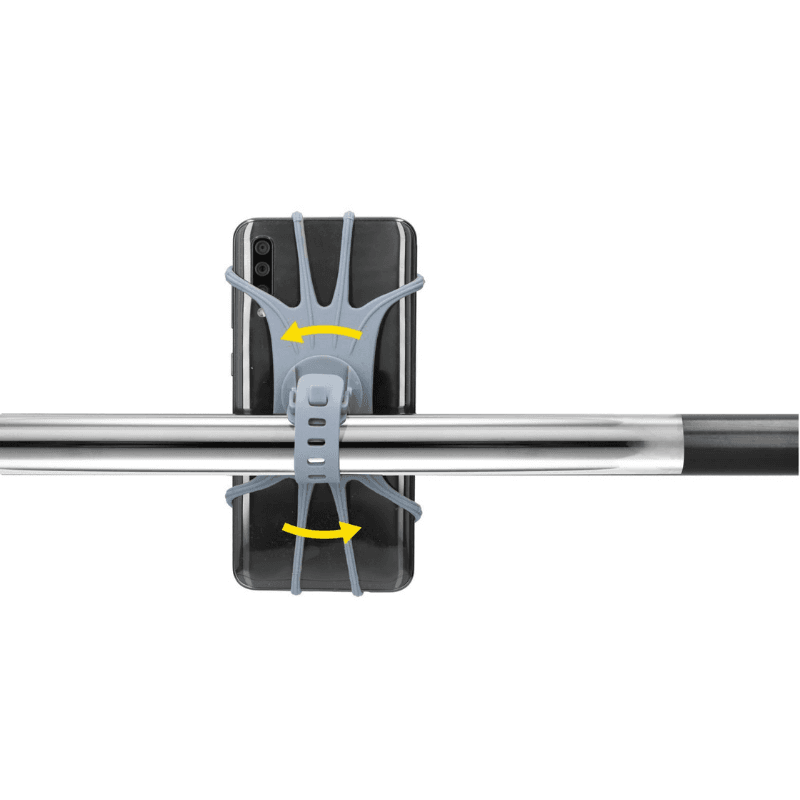 Suport telefon pentru cadru bicicleta Dunlop Gri