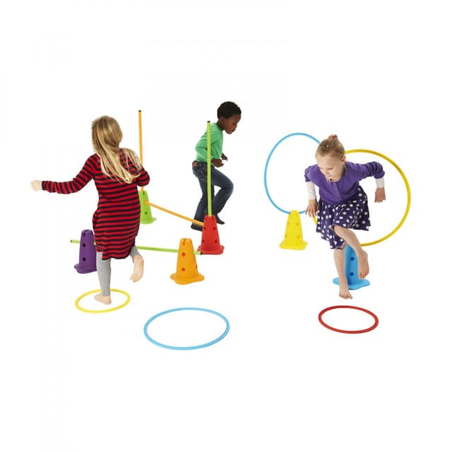 Set 3 cercuri pentru dezvoltarea psihomotrica Gonge 50 cm