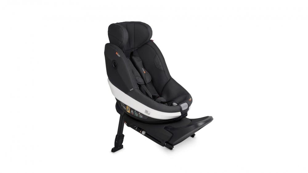 Scaun auto pentru copii BeSafe Beyond Negru, i-size, tetiera reglabila, 61-125 cm, testare ADAC