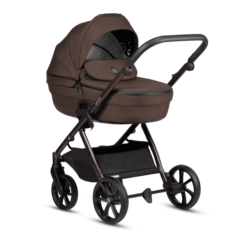 Carucior 2 in 1 Tutis Uno 6+ Tiramissu 147, sezut reversibil, spatar reglabil, cadru din aluminiu, amortizoare, roti cu blocare, greutate admisa 22 kg