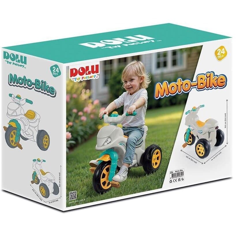 Tricicleta pentru copii Dolu Moto bike pastel
