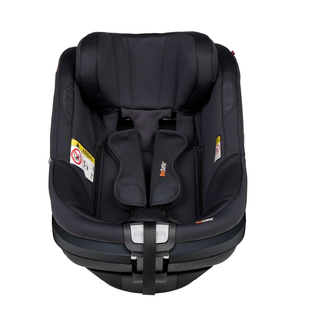 Scaun auto pentru copii Beyond 360 Negru SoftBreeze, i-size, tetiera reglabila, spatar reglabil, SPS