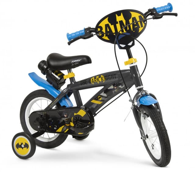 Bicicleta pentru copii Toimsa Batman 12 inch, inaltime utilizator 90-100 cm