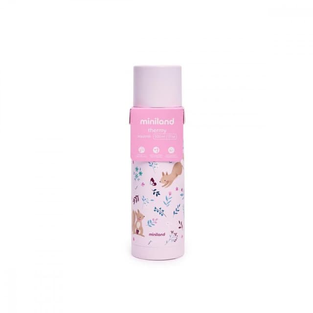 Termos roz cu veverite Miniland Thermy 500 ml