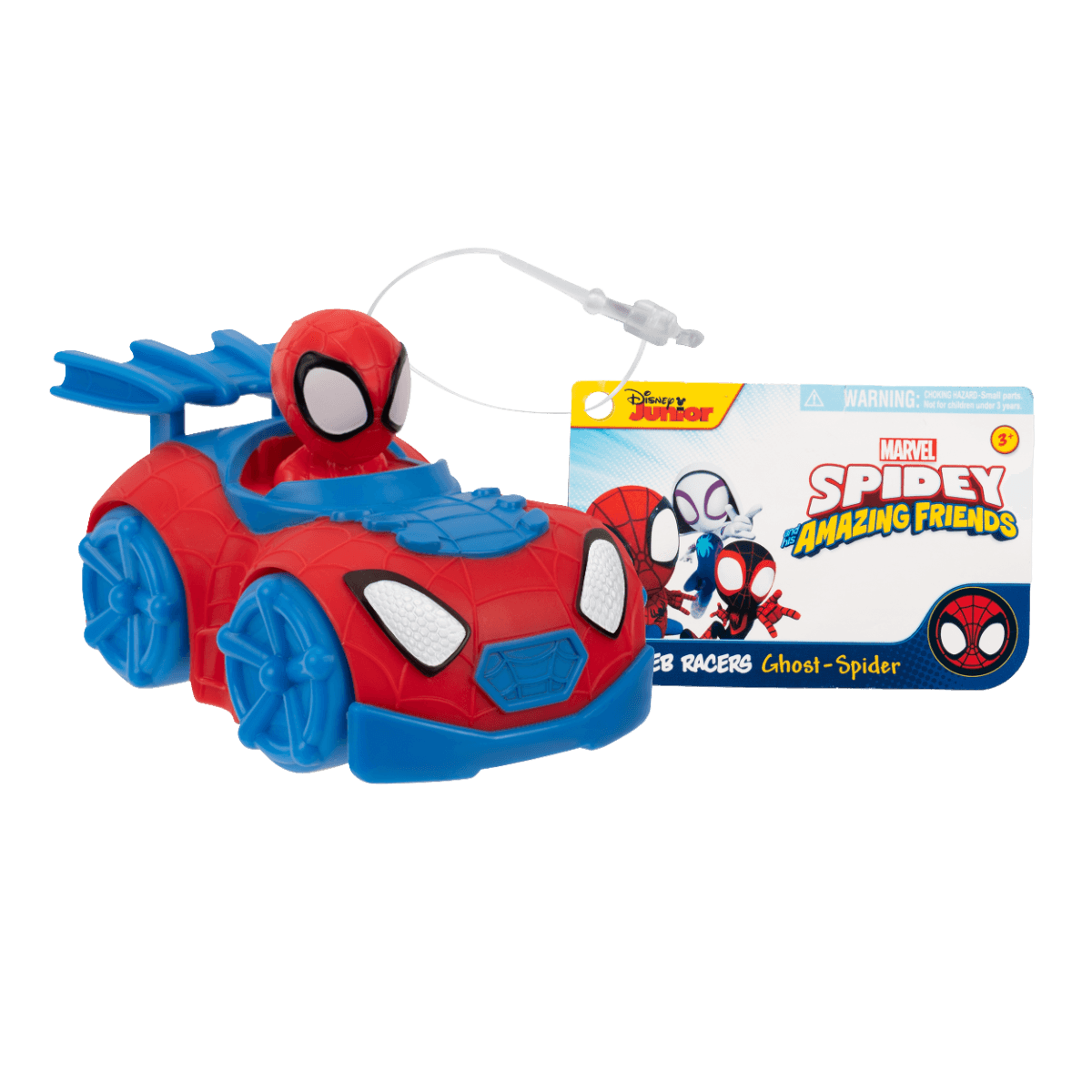 Vehicul cu figurina, Spidey Amazing Friends, Web Racers