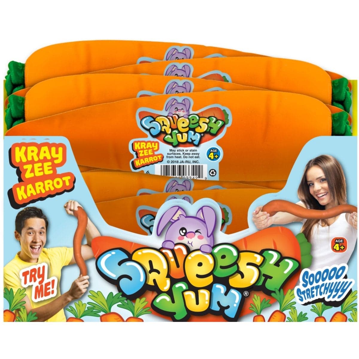 Figurina flexibila Jaru, Morcov, Squeesh Yum