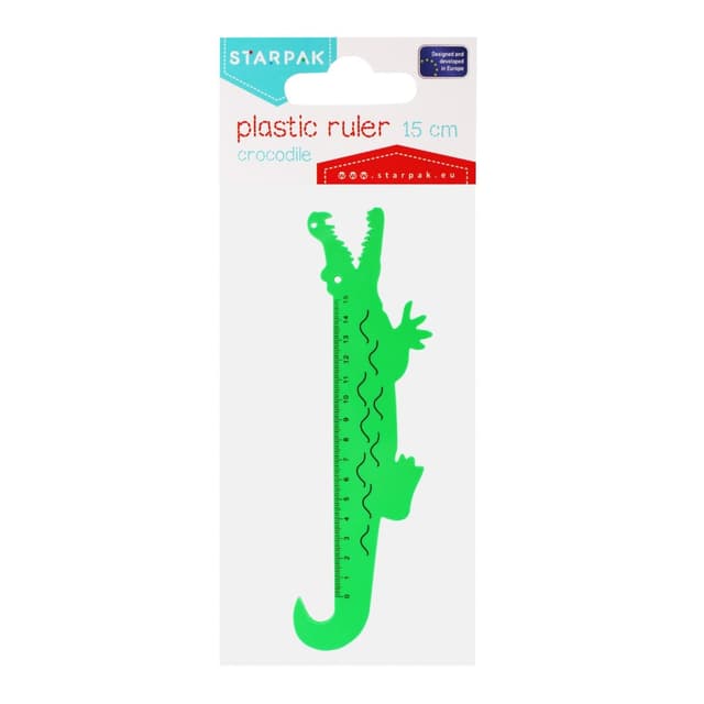 Rigla 15 cm, crocodil