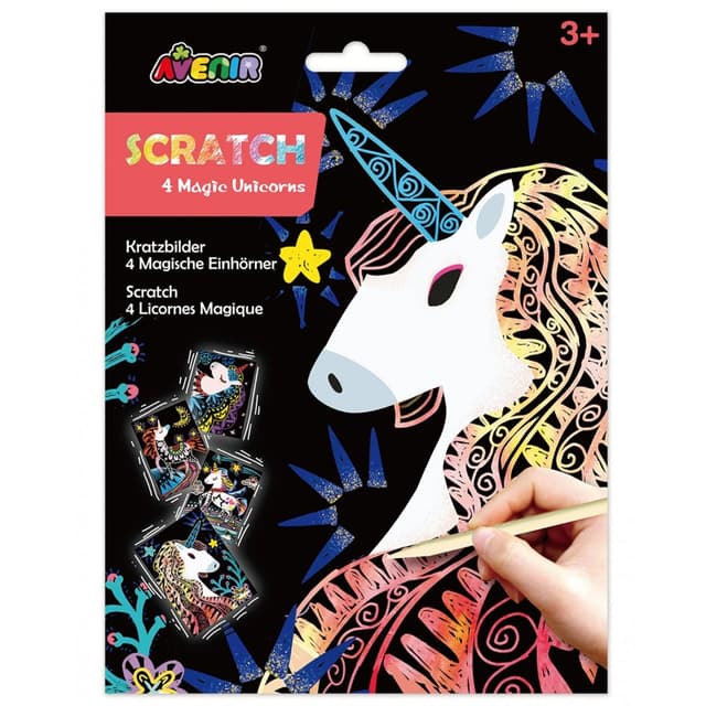 Kit de razuit, Avenir, 4 Unicorni magici