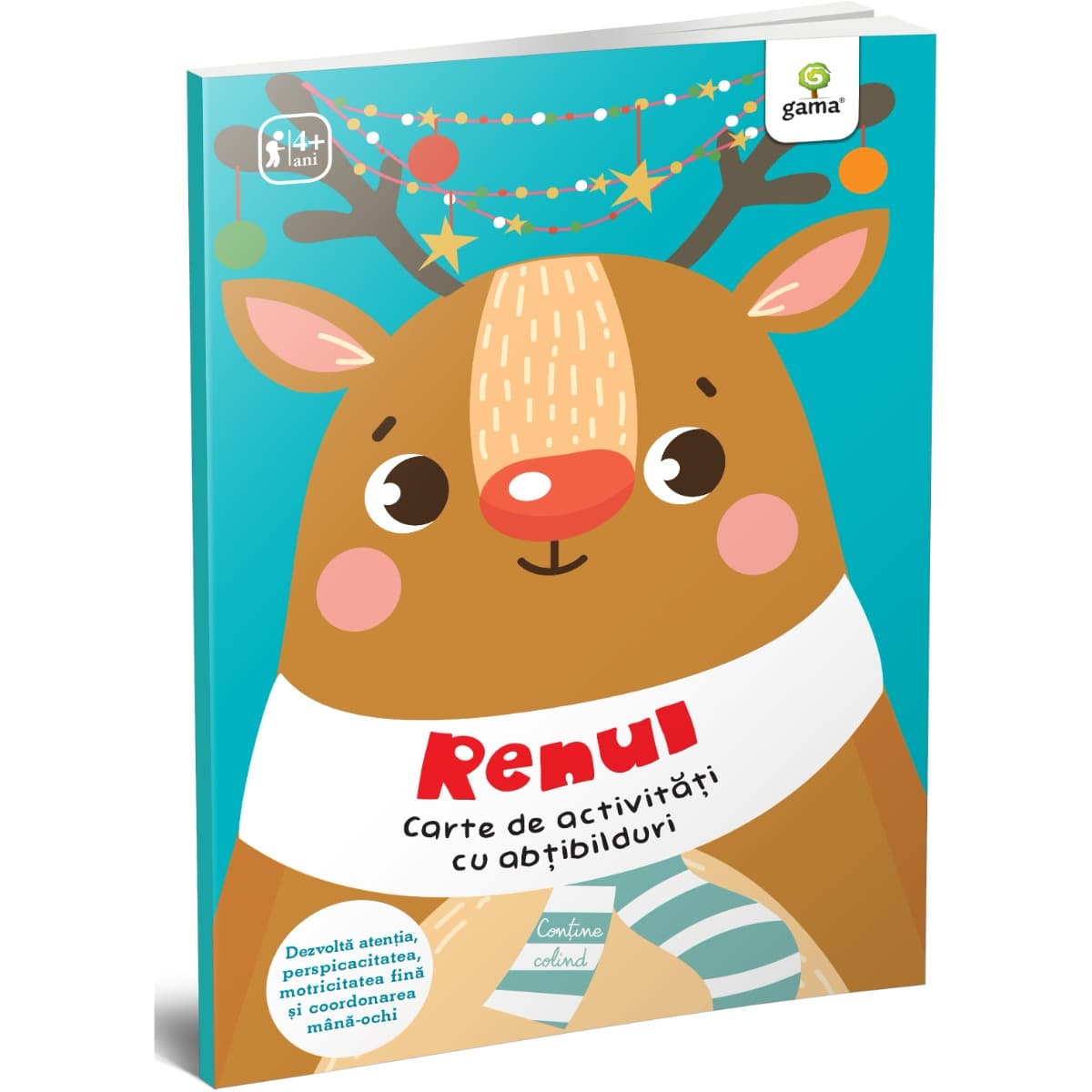 Renul, Carte de activitati cu abtibilduri, Activitatile mele de Craciun