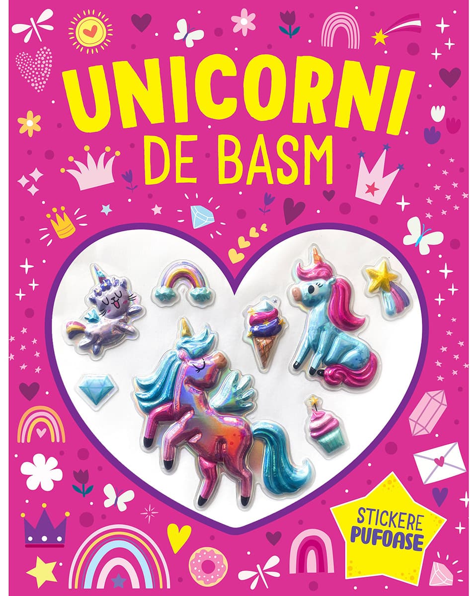 Unicorni de basm, Stickere pufoase