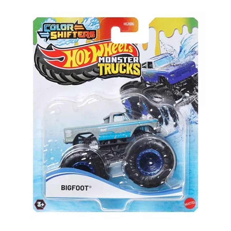 Masina de teren, Hot Wheels, Color Shifters, BigFoot, JCG99