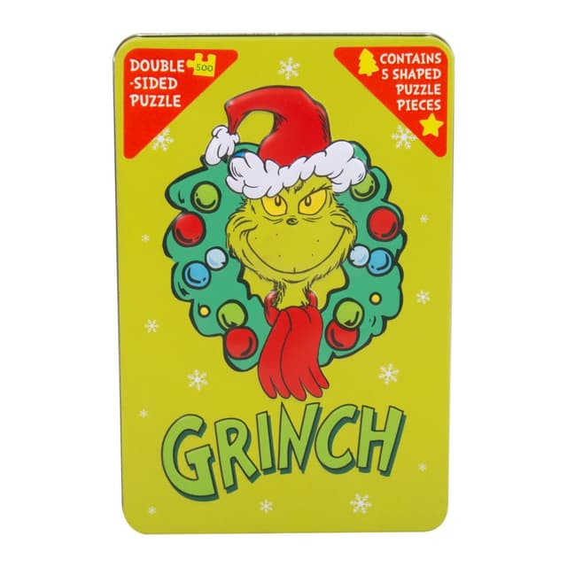 Puzzle cu 2 fete, Grinch, 500 piese