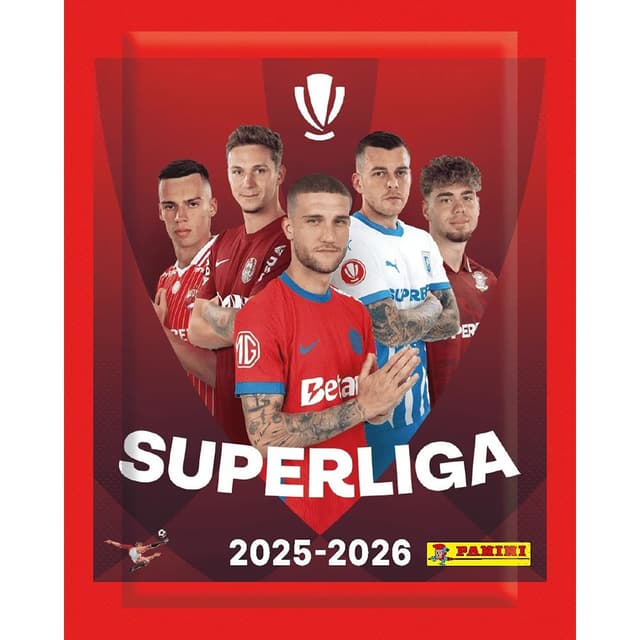 Set 5 stickere, Panini, Superliga 2025-2026