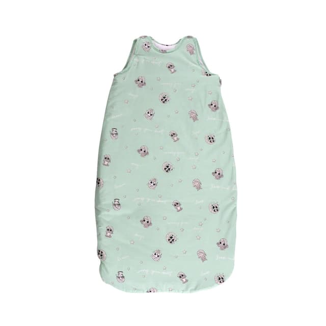 Sac de dormit de iarna, Lorelli, Bumbac Ranforce, Friends Green,  95 cm