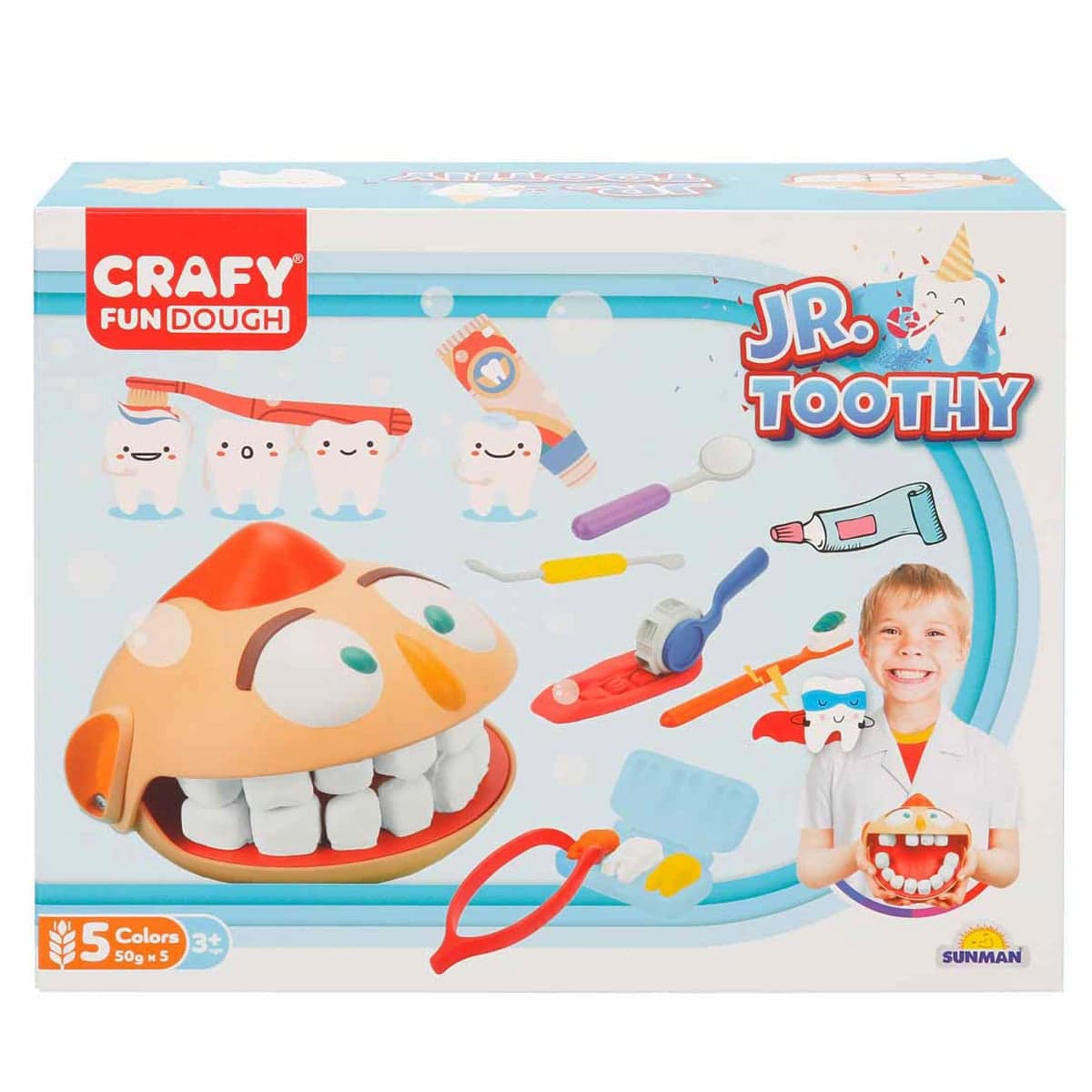 Set de joaca, Crafy, Doctorul maseluta, 12 piese