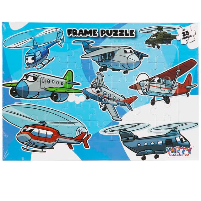Puzzle Witty Puzzlezz, Vehicule aeriene, 35 piese