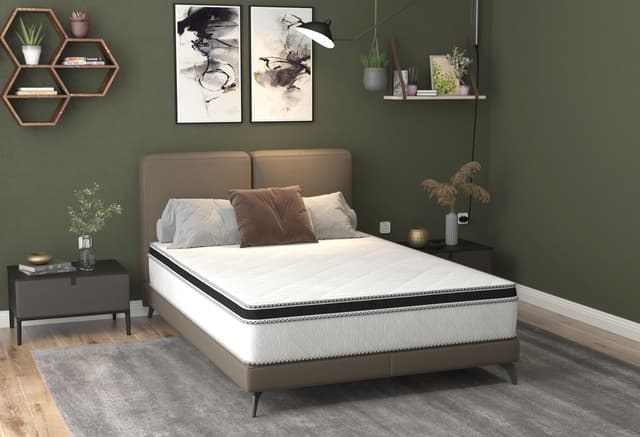 Saltea cu arcuri SomnART FERMO 180x200, înălțime 30 cm, superortopedica, husă matlasată, duritate extra ferma