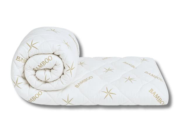 Pilota matlasata Bambus Confort Somnart, 180x200 cm, 350 g, microfibra, primavara-toamna