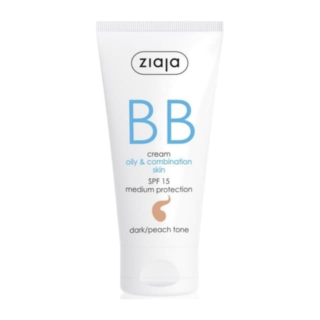 Crema BB pentru ten gras si mixt SPF 15, Dark, 50ml, Ziaja