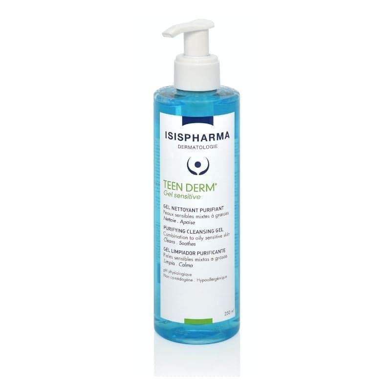 Gel de curatare Teen Derm Sensitive, 250 ml, IsisPharma