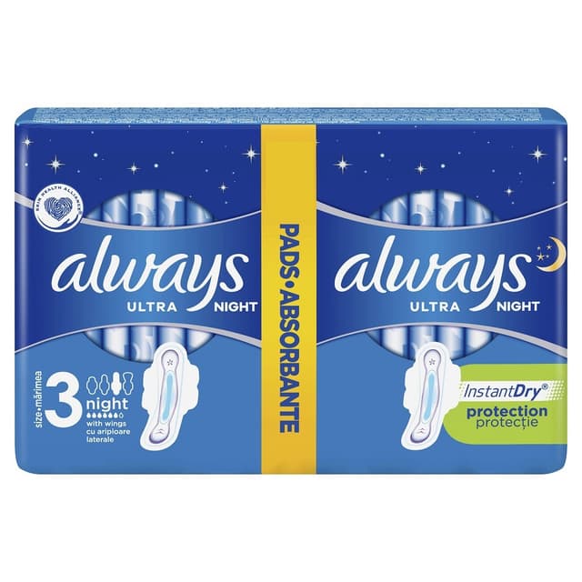Absorbante Ultra Night, 12 bucati, Always