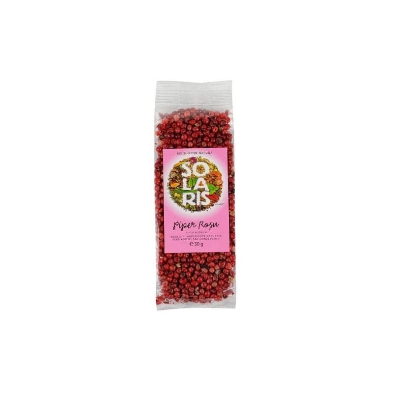 SOLARIS Piper boabe rosu, 30g