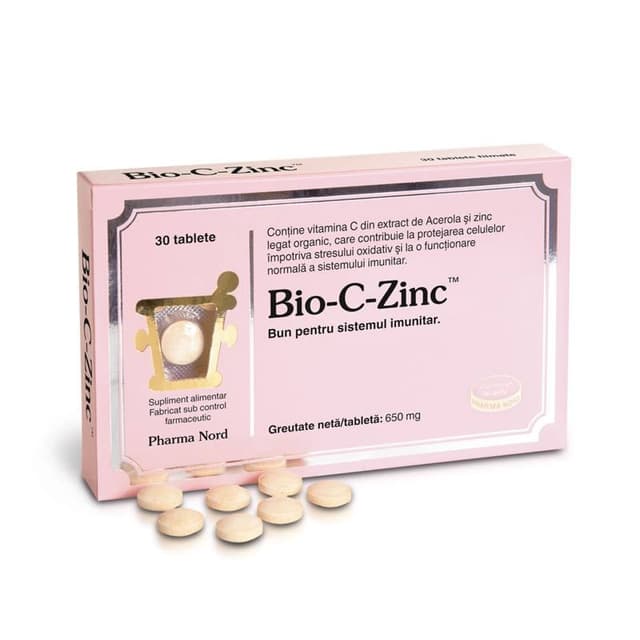 Bio C Zinc, Pharma Nord, 30 tablete