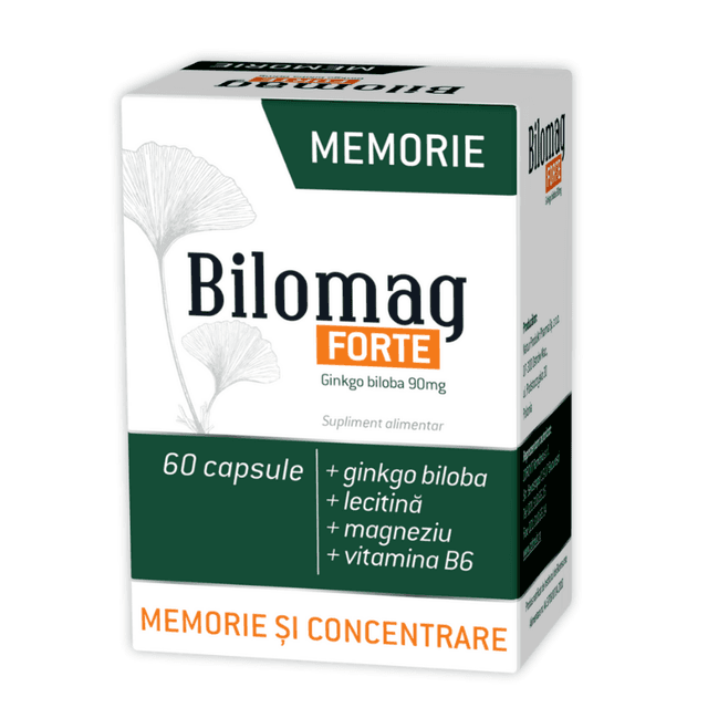 Bilomag forte memorie, 60 capsule, Zdrovit