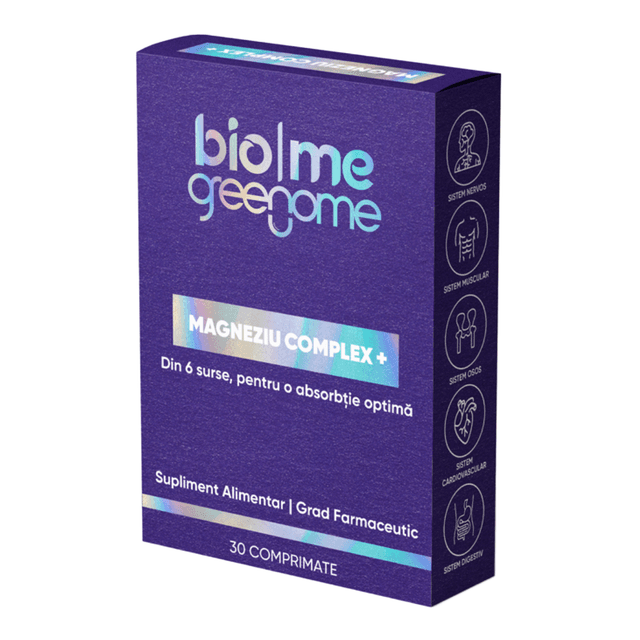 Magneziu Complex, 30 comprimate, Biome