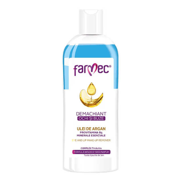 Demachiant ochi si buze cu Argan, 150 ml, Farmec