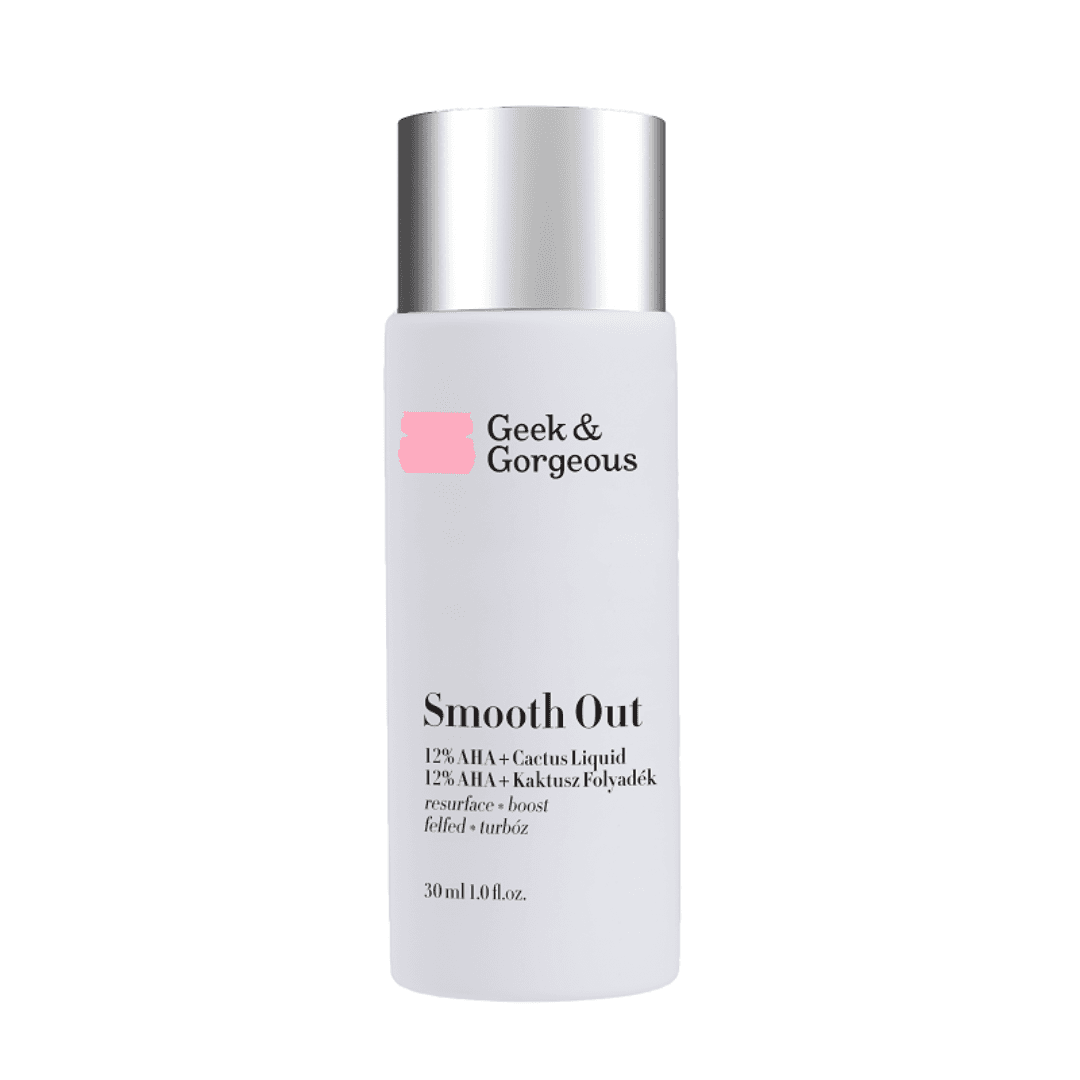 Lotiune exfolianta Smooth Out, 30 ml, Geek & Gorgeous