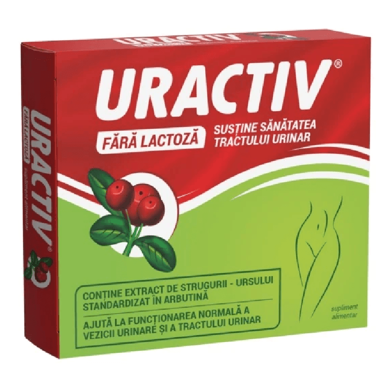 Uractiv fara lactoza, 21 capsule, Terapia