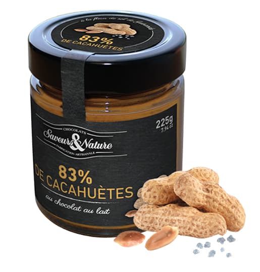 Crema tartinabila de arahide si ciocolata cu lapte | Saveurs & Nature