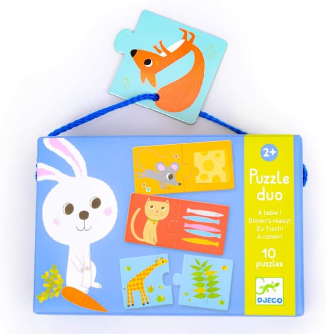 Puzzle educativ - Puzzle duo: Dinner's ready! | Djeco