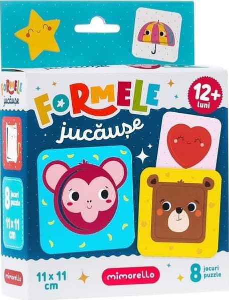 Formele jucause - puzzle 16 piese | mimorello